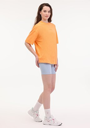 LUMBERJACK WL Saino 11F204 5FX Turuncu Kadın Kısa Kol T-shirt