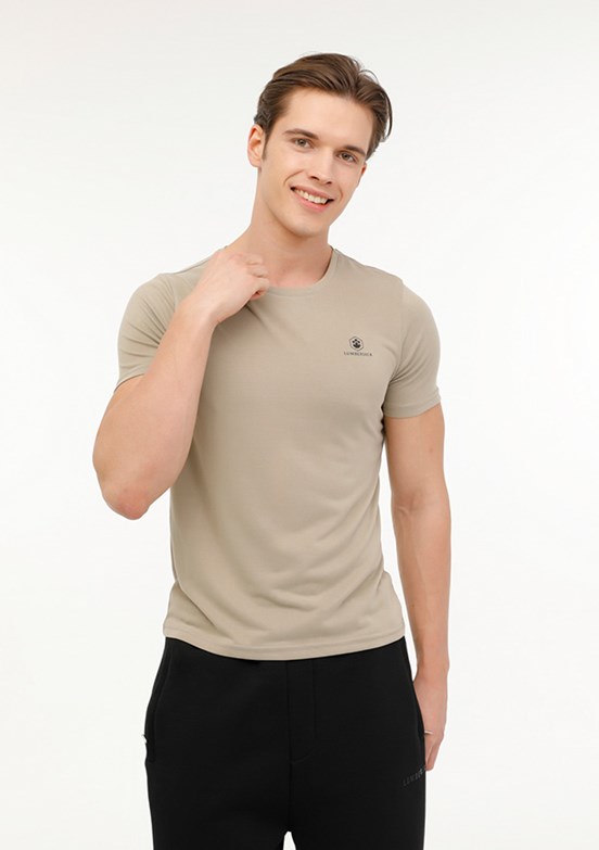 LUMBERJACK MB MODAL SB203 4FX Haki Erkek Kısa Kol T-Shirt
