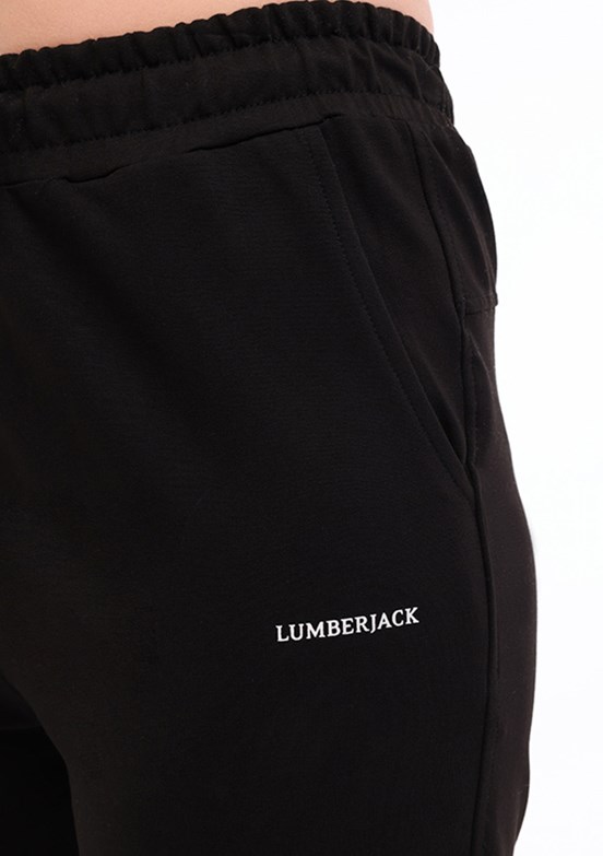LUMBERJACK Siyah Kadın Eşofman Altı