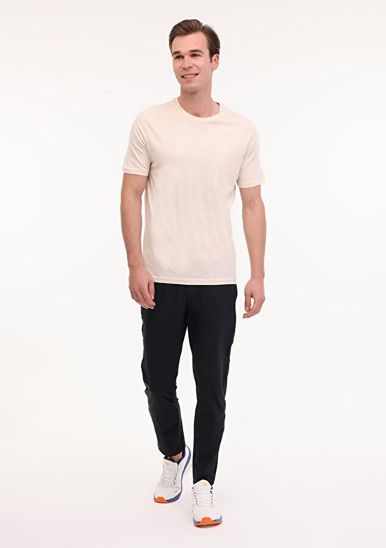 LUMBERJACK MB CT110 PM C NK T-SH 5FX Bej Erkek Kısa Kol T-shirt
