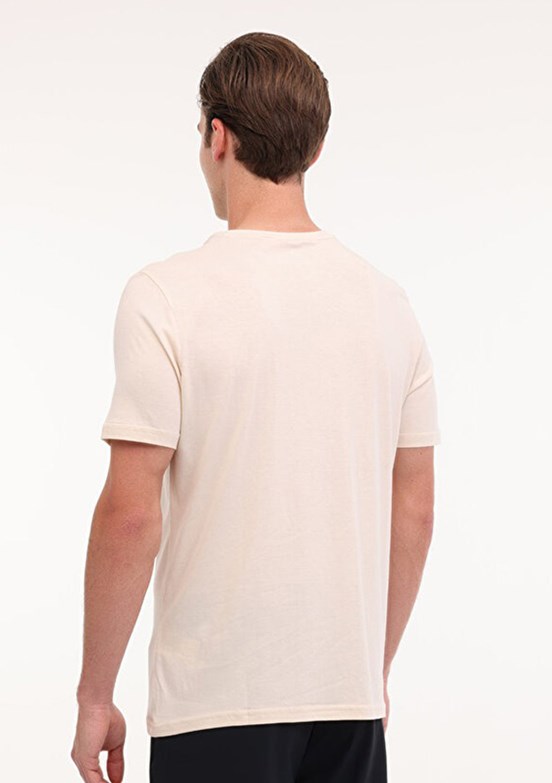 LUMBERJACK MB CT110 PM C NK T-SH 5FX Bej Erkek Kısa Kol T-shirt