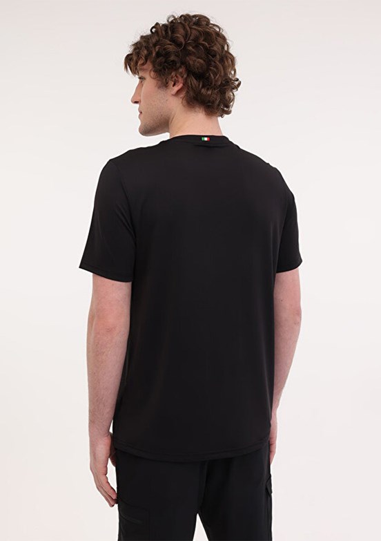 LUMBERJACK ML Renato 11ITL1019 5FX Siyah Erkek Kısa Kol T-shirt