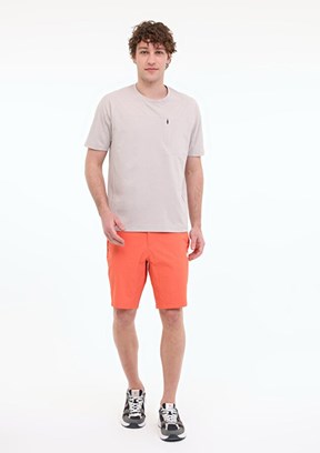LUMBERJACK ML Keys 11YMMT22037 5FX Gri Erkek Kısa Kol T-shirt