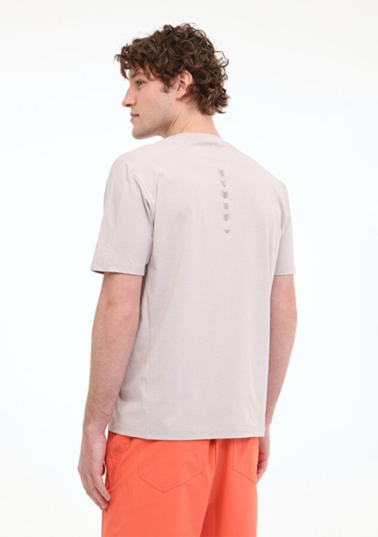 LUMBERJACK ML Keys 11YMMT22037 5FX Gri Erkek Kısa Kol T-shirt