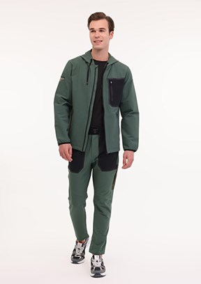 LUMBERJACK Ml Andre 18OTD1-32 5FX Yeşil Erkek Eşofman Üstü