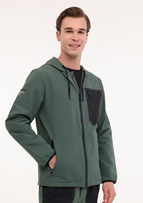 LUMBERJACK Ml Andre 18OTD1-32 5FX Yeşil Erkek Eşofman Üstü