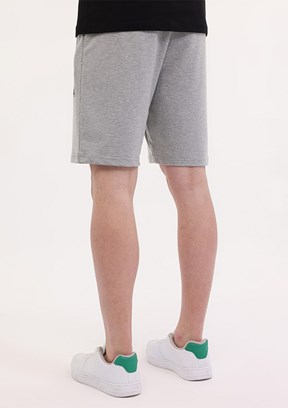 LUMBERJACK MB CT103 Pam Short 5FX Gri Melanj Erkek Şort