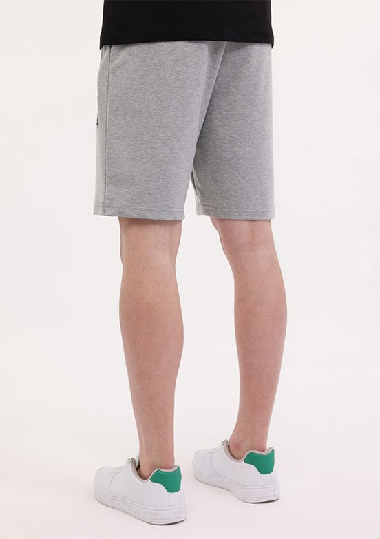 LUMBERJACK MB CT103 Pam Short 5FX Gri Melanj Erkek Şort