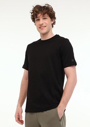 LUMBERJACK MB CT110 PM C NK T-SH 5FX Siyah Erkek Kısa Kol T-shirt
