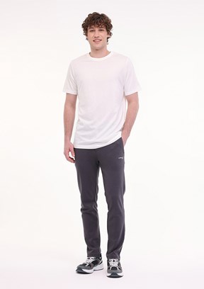 LUMBERJACK MB CT110 PM C NK T-SH 5FX Kırık Beyaz Erkek Kısa Kol T-shirt