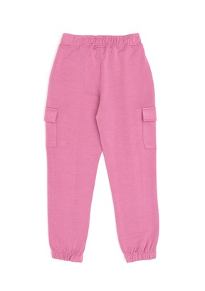 US POLO ASSN Mor Kız Çocuk Havuç Pantolon