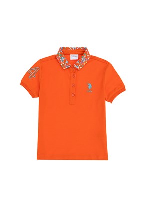 US POLO ASSN Çok Renkli Kız Çocuk Slim T-Shirt