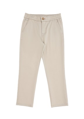 US POLO ASSN Bej Erkek Çocuk Havuç Pantolon