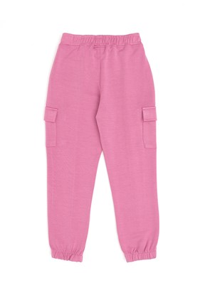 US POLO ASSN Mor Kız Çocuk Havuç Pantolon