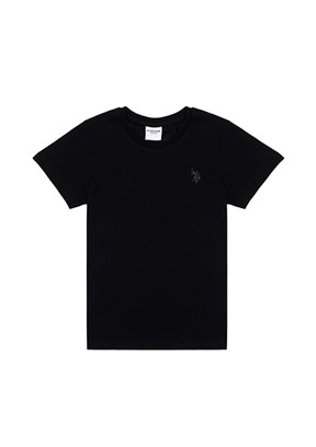 US POLO ASSN Siyah Erkek Çocuk Regular T-Shirt