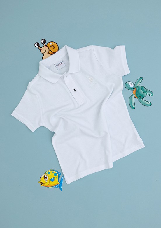 US POLO ASSN Beyaz Erkek Çocuk Regular T-Shirt