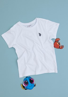 US POLO ASSN Beyaz Erkek Çocuk Regular T-Shirt