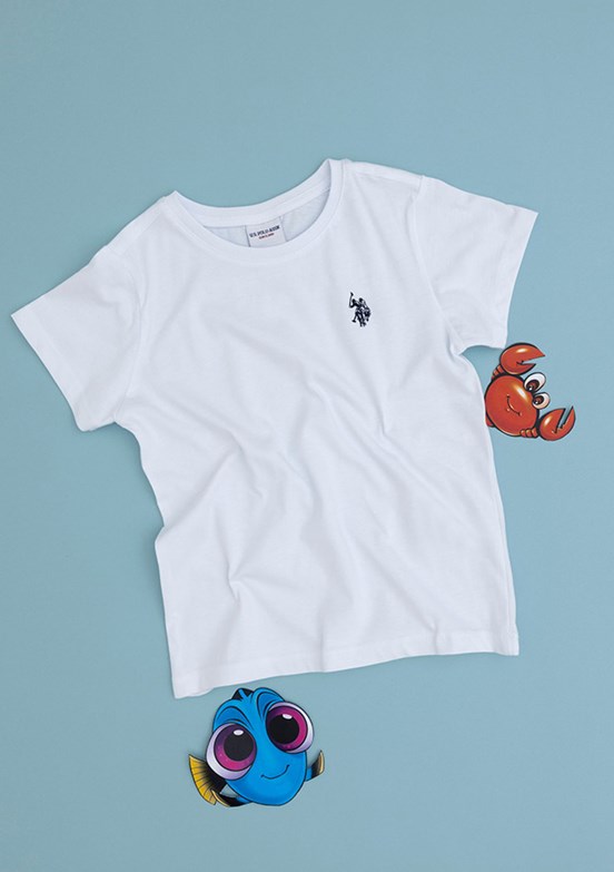 US POLO ASSN Beyaz Erkek Çocuk Regular T-Shirt