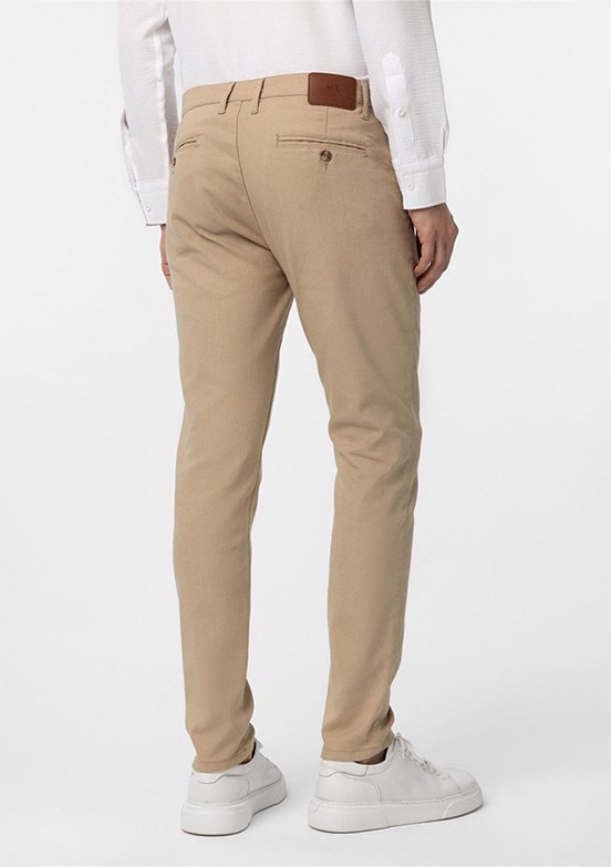SÜVARİ Bej Erkek Kanvas Pantolon