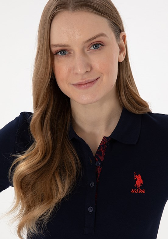US POLO ASSN Lacivert Kadın Basic T-Shirt