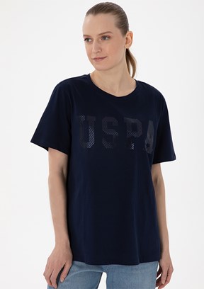 US POLO ASSN Lacivert Kadın Basic T-Shirt