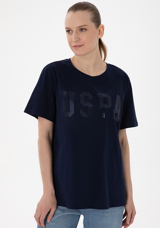US POLO ASSN Lacivert Kadın Basic T-Shirt