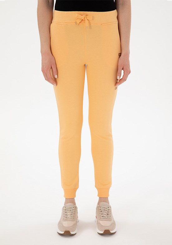 US POLO ASSN Turuncu Kadın Slim Pantolon