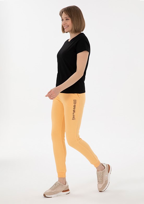 US POLO ASSN Turuncu Kadın Slim Pantolon