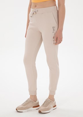 US POLO ASSN Bej Kadın Slim Pantolon