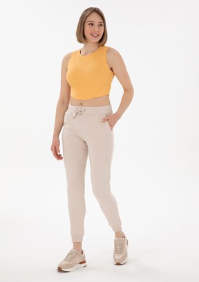 US POLO ASSN Bej Kadın Slim Pantolon