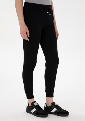 US POLO ASSN Siyah Kadın Slim Pantolon