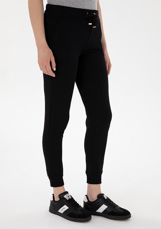 US POLO ASSN Siyah Kadın Slim Pantolon