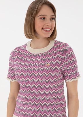 US POLO ASSN Pembe Kadın A-Form Fit Kazak