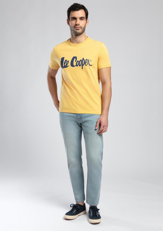 LEE COOPER Turuncu Erkek O Yaka T-Shirt