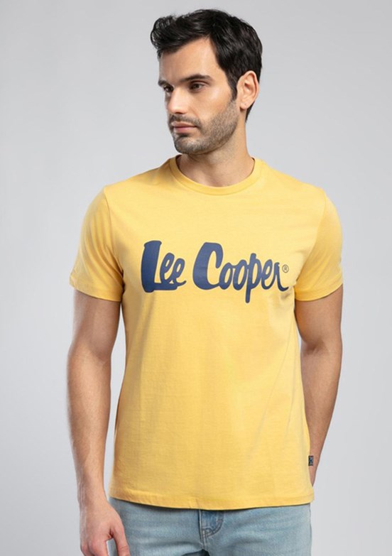 LEE COOPER Turuncu Erkek O Yaka T-Shirt