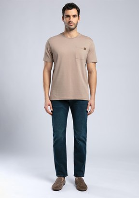 LEE COOPER Vincent Vizon Erkek O Yaka T-shirt