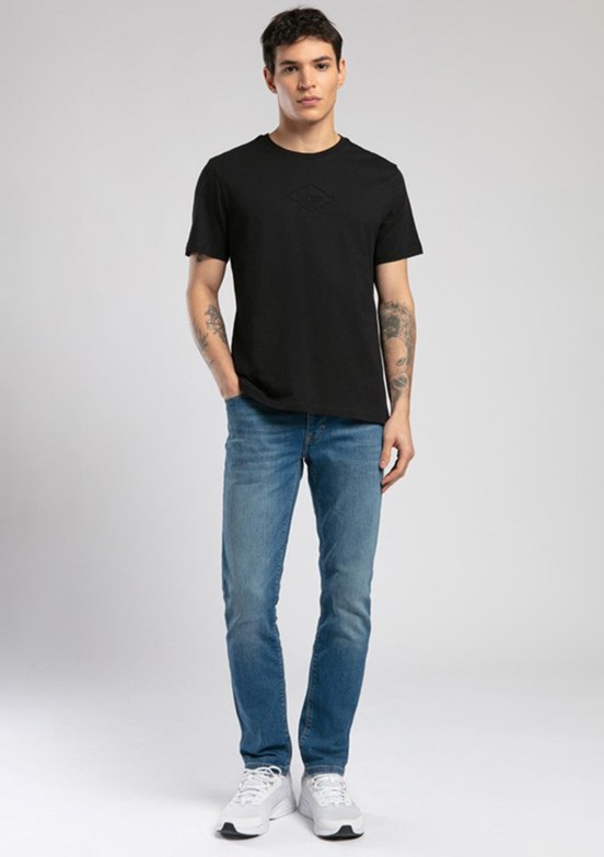 LEE COOPER Siyah Erkek O Yaka T-Shirt