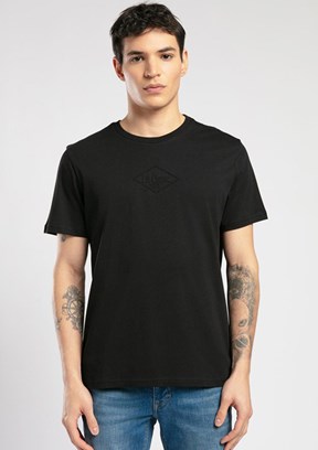 LEE COOPER Siyah Erkek O Yaka T-Shirt