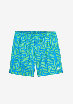 SKECHERS M 5 Inch Allover Print Mavi Erkek Deniz Şortu
