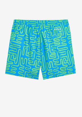 SKECHERS M 5 Inch Allover Print Mavi Erkek Deniz Şortu