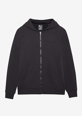 SKECHERS M Essential Full Zip Hoodie - S242112-013 Erkek Siyah Fermuarlı Kapşonlu Sweatshirt