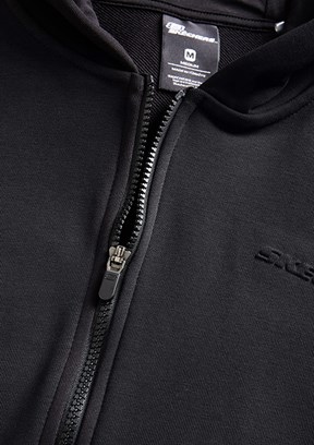 SKECHERS M Essential Full Zip Hoodie - S242112-013 Erkek Siyah Fermuarlı Kapşonlu Sweatshirt