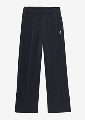SKECHERS W Lounge Regular Wide Siyah Kadın Eşofman Altı