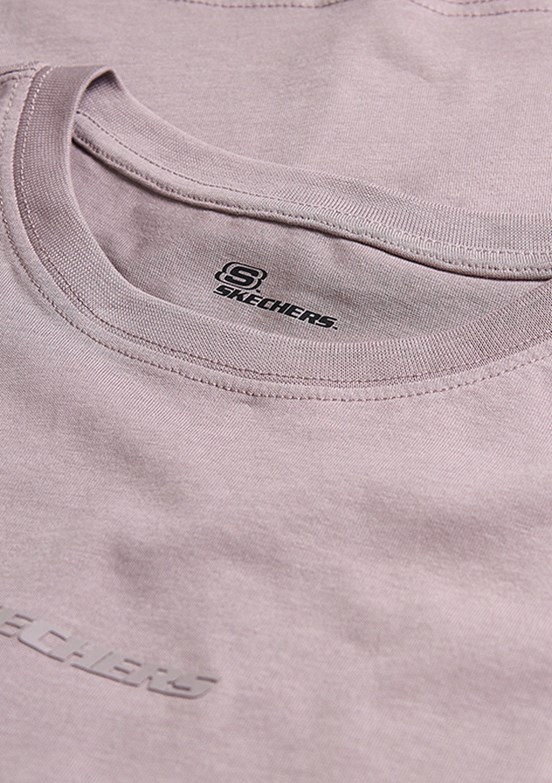 SKECHERS W Essential Crewneck Lila Kadın T-shirt