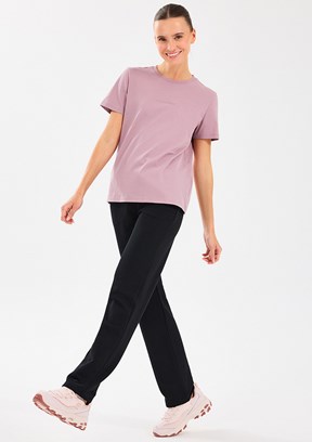 SKECHERS Essential - S2510029-620 Kadın Pembe Baskılı T-Shirt