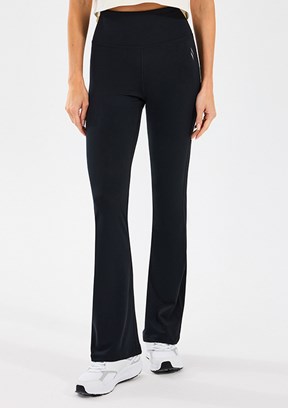 SKECHERS W Basic Flare Legging Siyah Kadın Tayt