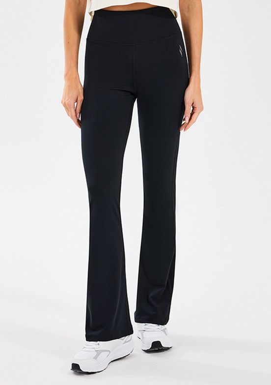 SKECHERS W Basic Flare Legging Siyah Kadın Tayt
