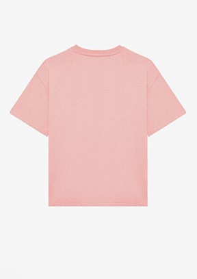 SKECHERS W Loose Fit Graphic Tee Pearl Blush Kadın T-shirt
