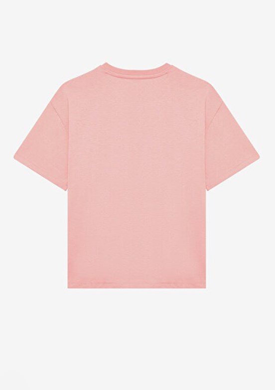 SKECHERS W Loose Fit Graphic Tee Pearl Blush Kadın T-shirt