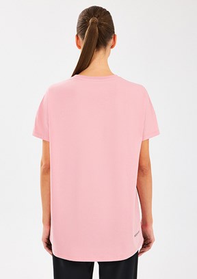SKECHERS W Crew Neck Graphic Tee Pearlblush Kadın T-shirt